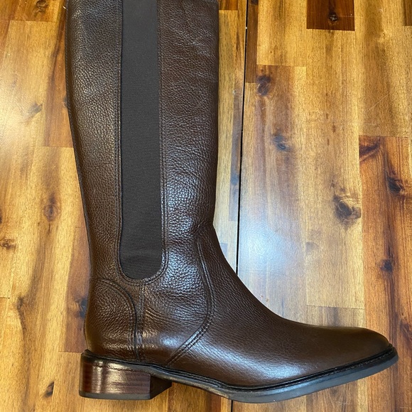 10.5 womens tory burch leather riding boots - Picture 5 of 16